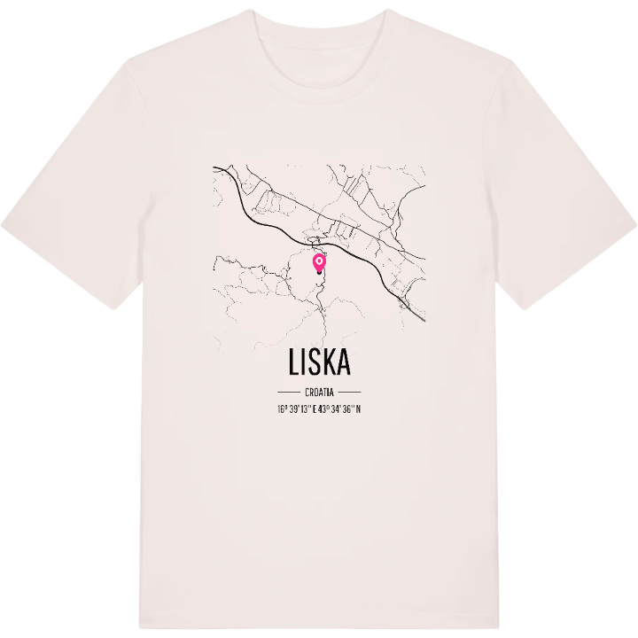 Liska karta t-shirt – t-shirt från PinShirt