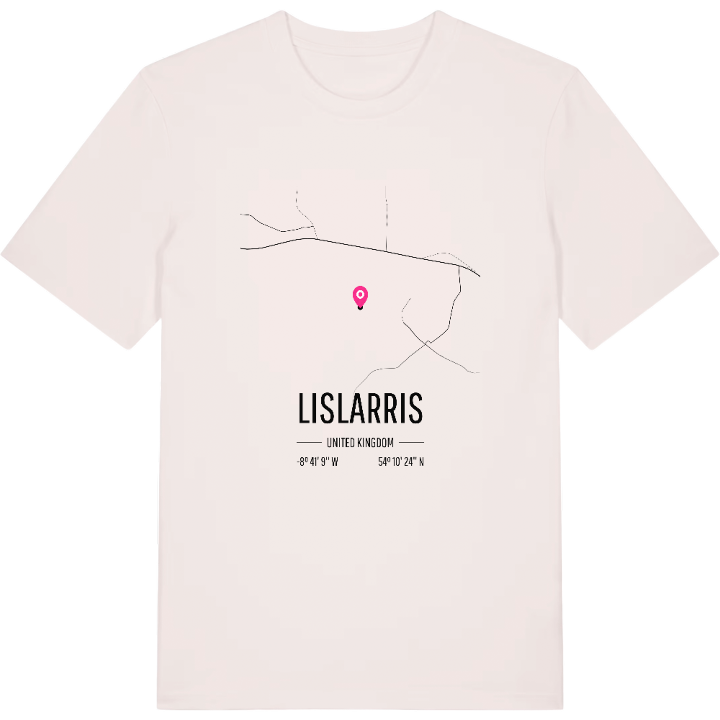 Lislarris karta t-shirt – t-shirt från PinShirt