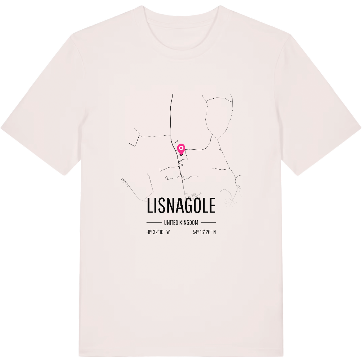 Lisnagole karta t-shirt – t-shirt från PinShirt