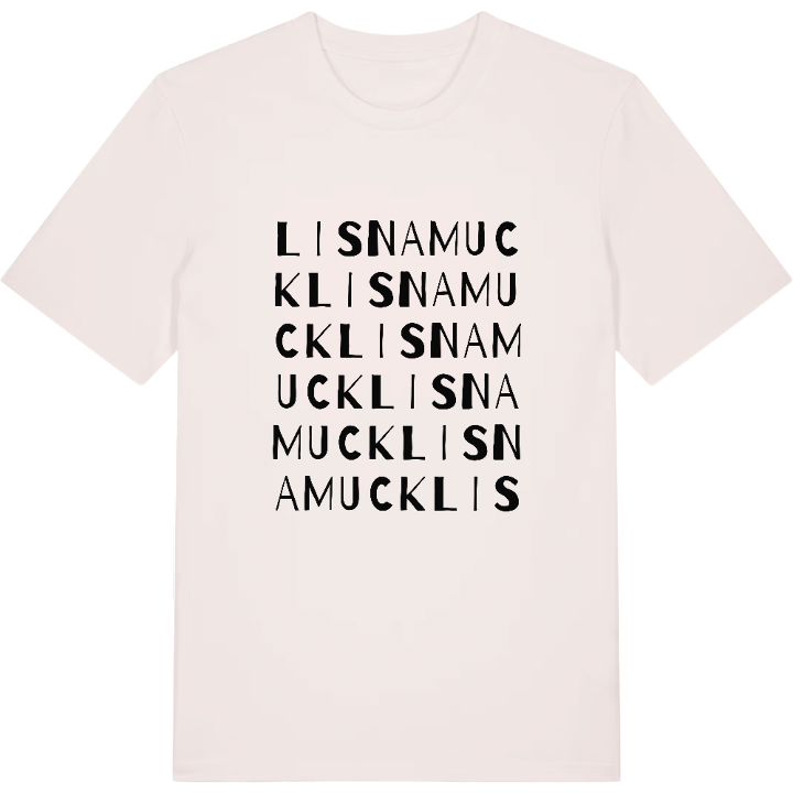 Lisnamuck ordlek t-shirt – t-shirt från PinShirt