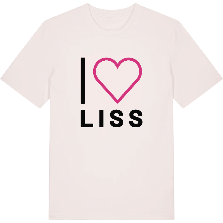 Jag älskar Liss t-shirt stort tryck – t-shirt från PinShirt