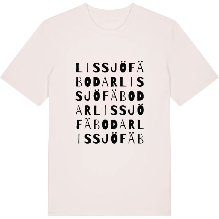Lissjö fäbodar ordlek t-shirt – t-shirt från PinShirt