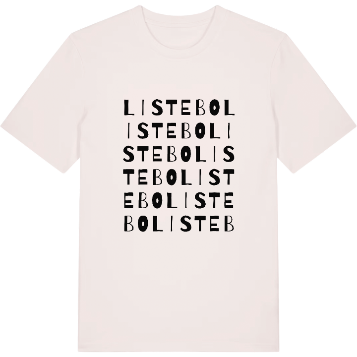 Listebo ordlek t-shirt – t-shirt från PinShirt