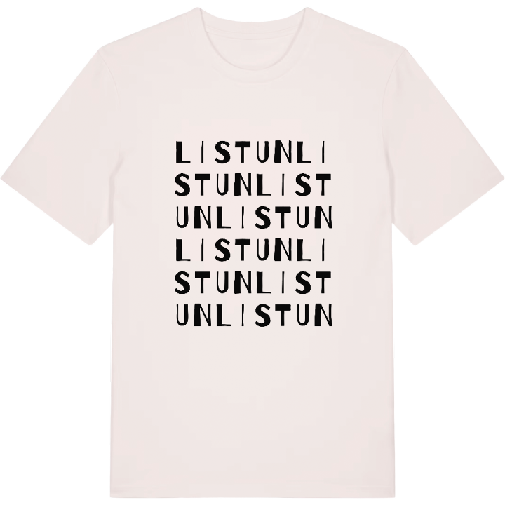 Listun ordlek t-shirt – t-shirt från PinShirt
