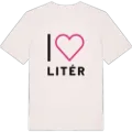 Jag älskar Litér t-shirt stort tryck