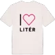 Jag älskar Litér t-shirt stort tryck