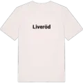 Liveröd fetstil t-shirt