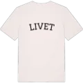Livet böjd t-shirt