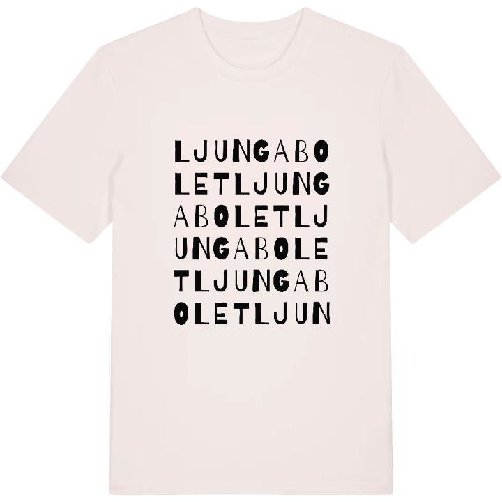 Ljungabolet ordlek t-shirt – t-shirt från PinShirt