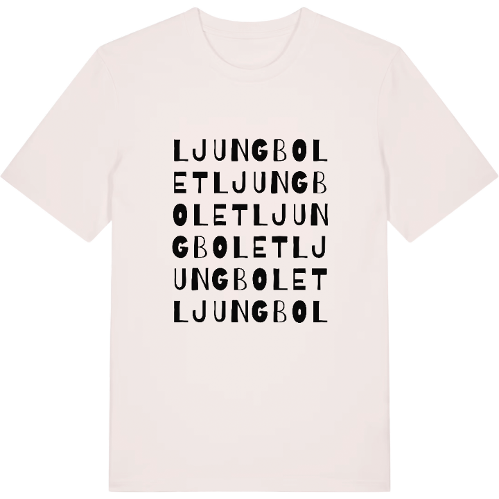 Ljungbolet ordlek t-shirt – t-shirt från PinShirt