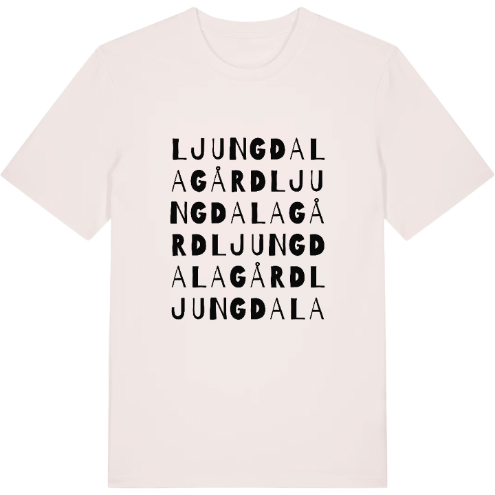 Ljungdala gård ordlek t-shirt – t-shirt från PinShirt