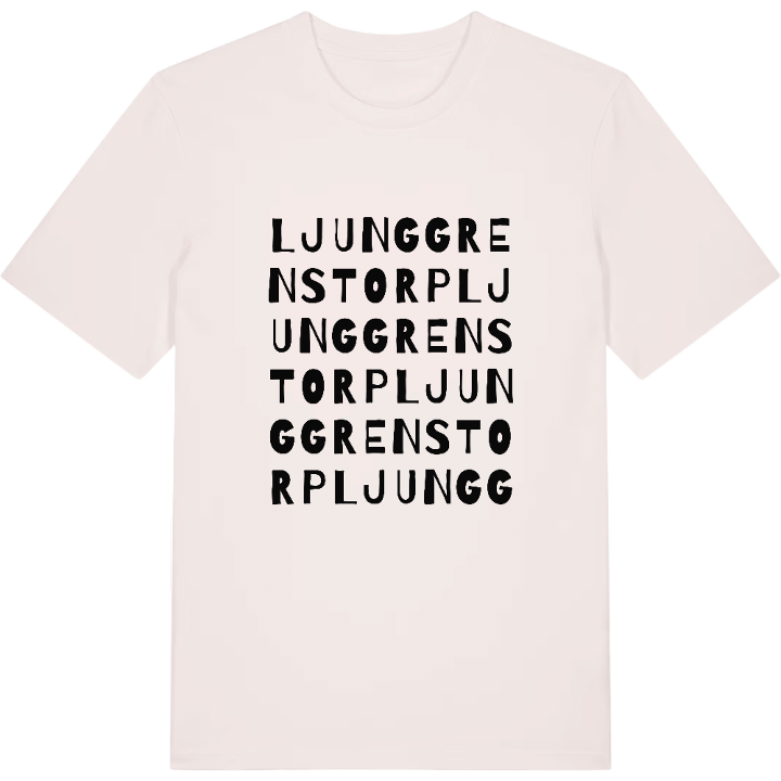 Ljunggrenstorp ordlek t-shirt – t-shirt från PinShirt