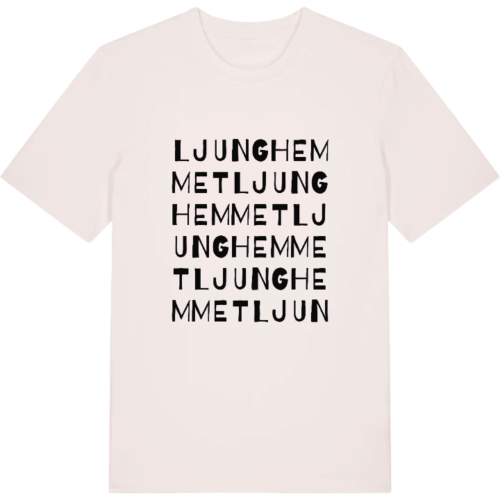 Ljunghemmet ordlek t-shirt – t-shirt från PinShirt