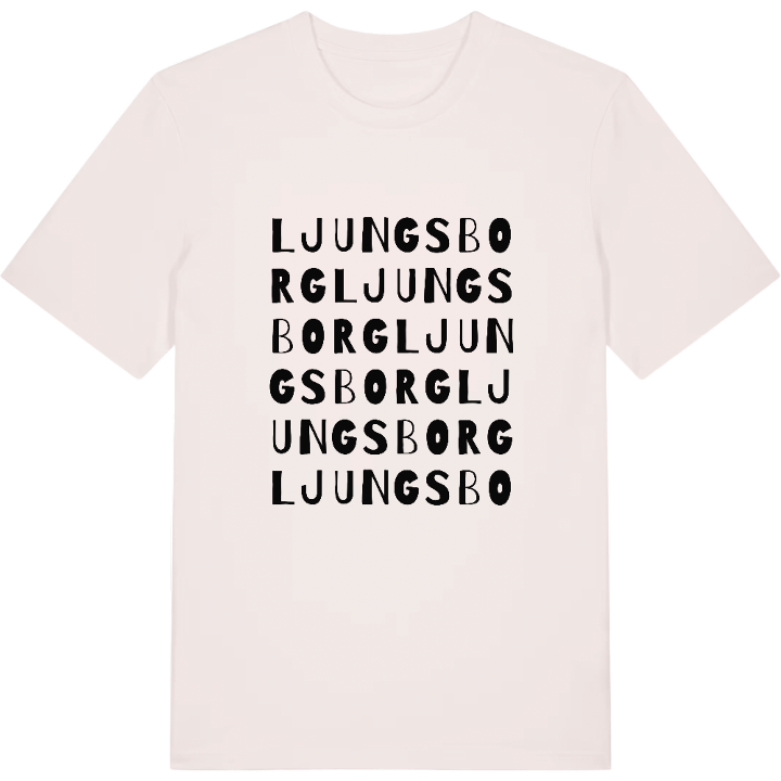Ljungsborg ordlek t-shirt – t-shirt från PinShirt