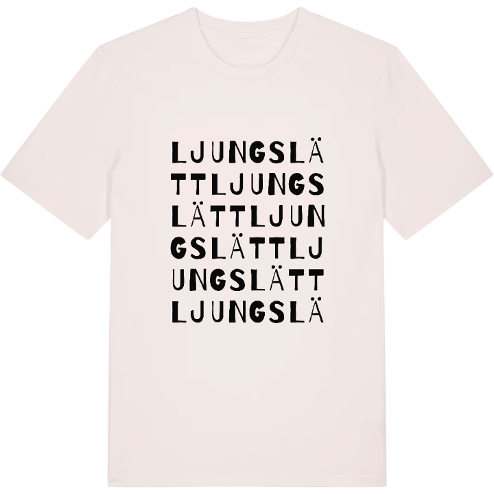 Ljungslätt ordlek t-shirt – t-shirt från PinShirt