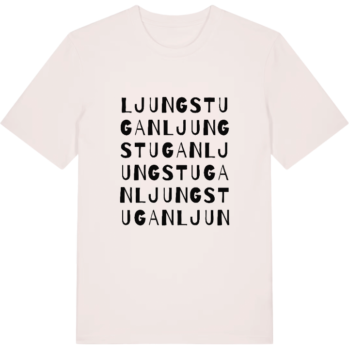 Ljungstugan ordlek t-shirt – t-shirt från PinShirt