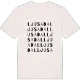 Ljusadal ordlek t-shirt