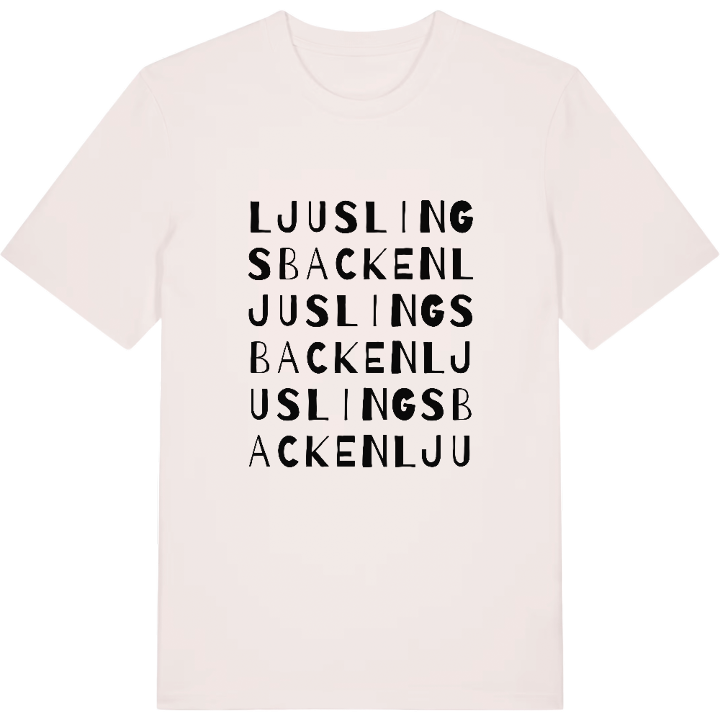 Ljuslingsbacken ordlek t-shirt – t-shirt från PinShirt
