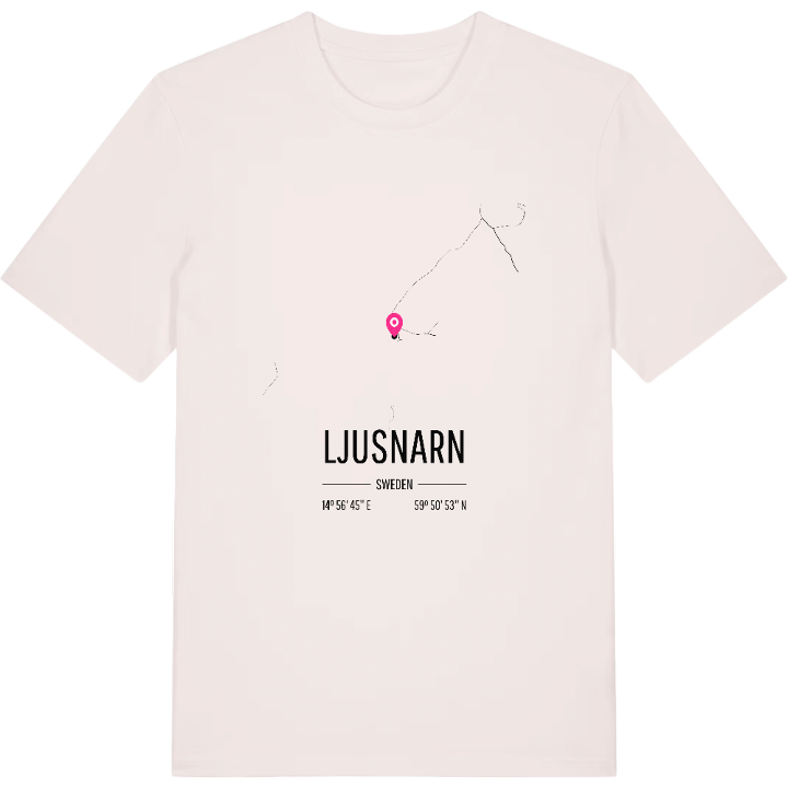 Ljusnarn karta t-shirt – t-shirt från PinShirt