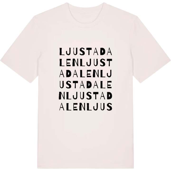 Ljustadalen ordlek t-shirt – t-shirt från PinShirt