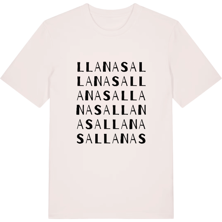 Llanasa ordlek t-shirt – t-shirt från PinShirt