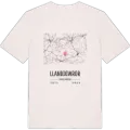 Llanddowror karta t-shirt