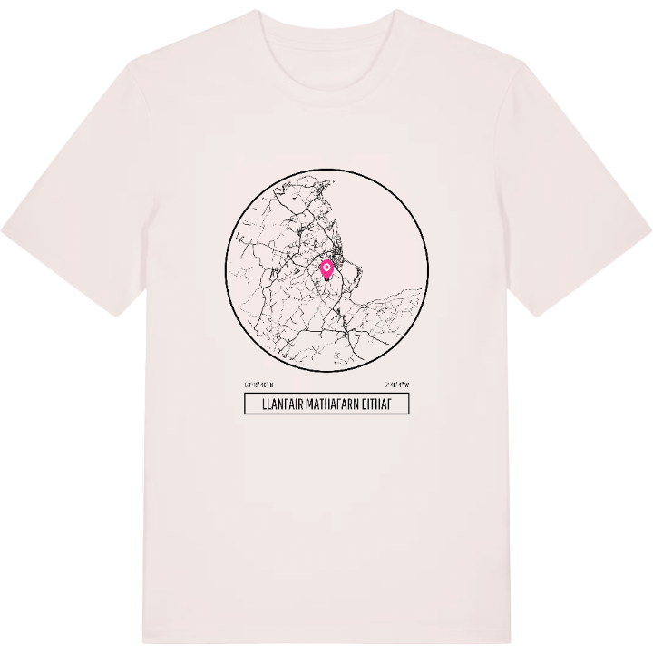 Llanfair Mathafarn Eithaf t-shirt – t-shirt från PinShirt