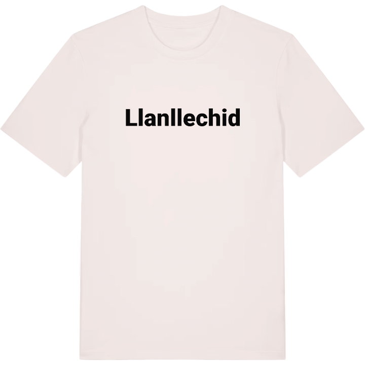Llanllechid fetstil t-shirt – t-shirt från PinShirt