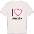 Jag älskar Löbejün t-shirt stort tryck