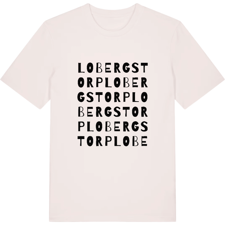 Lobergstorp ordlek t-shirt – t-shirt från PinShirt