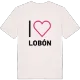 Jag älskar Lobón t-shirt stort tryck