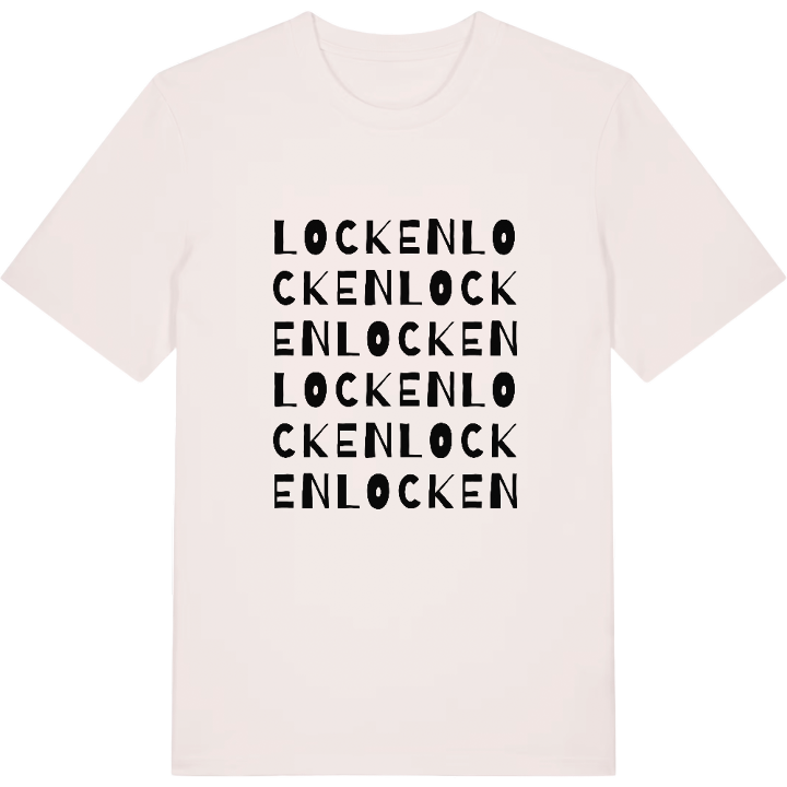Locken ordlek t-shirt – t-shirt från PinShirt