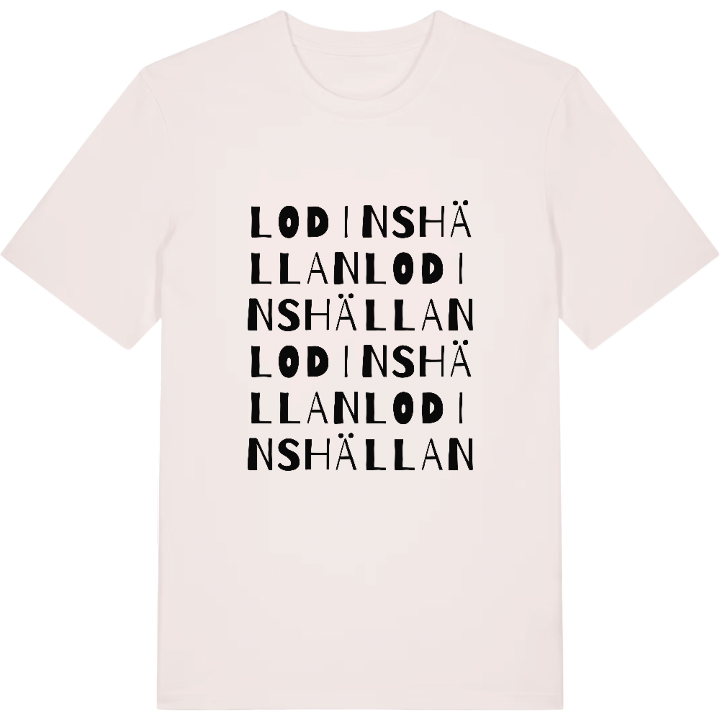 Lodinshällan ordlek t-shirt – t-shirt från PinShirt