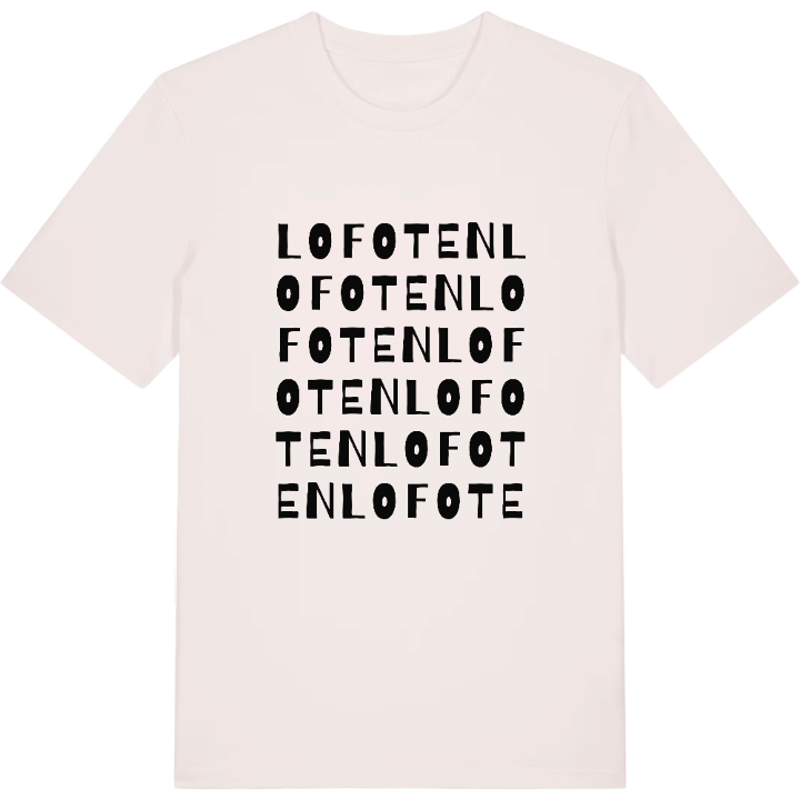 Lofoten ordlek t-shirt – t-shirt från PinShirt