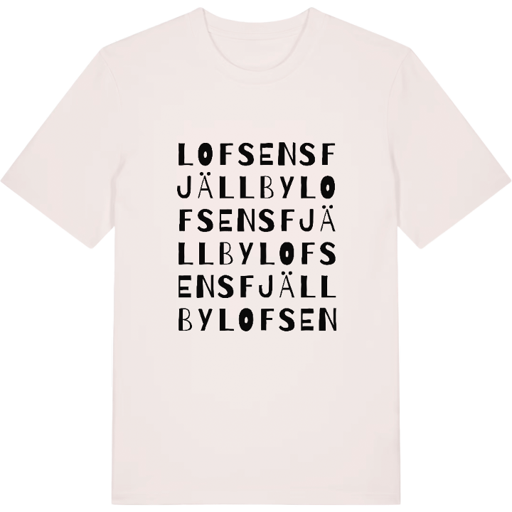 Lofsens Fjällby ordlek t-shirt – t-shirt från PinShirt