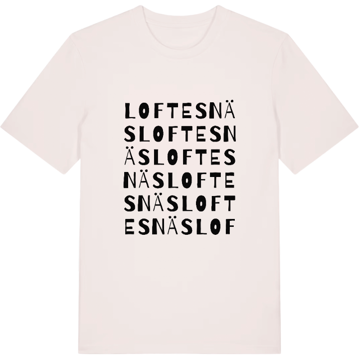 Loftesnäs ordlek t-shirt – t-shirt från PinShirt