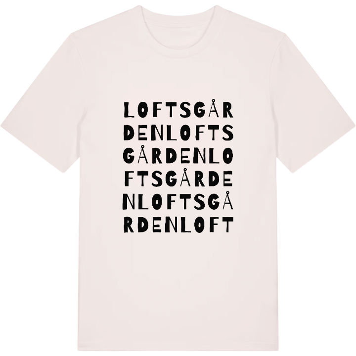 Loftsgården ordlek t-shirt – t-shirt från PinShirt