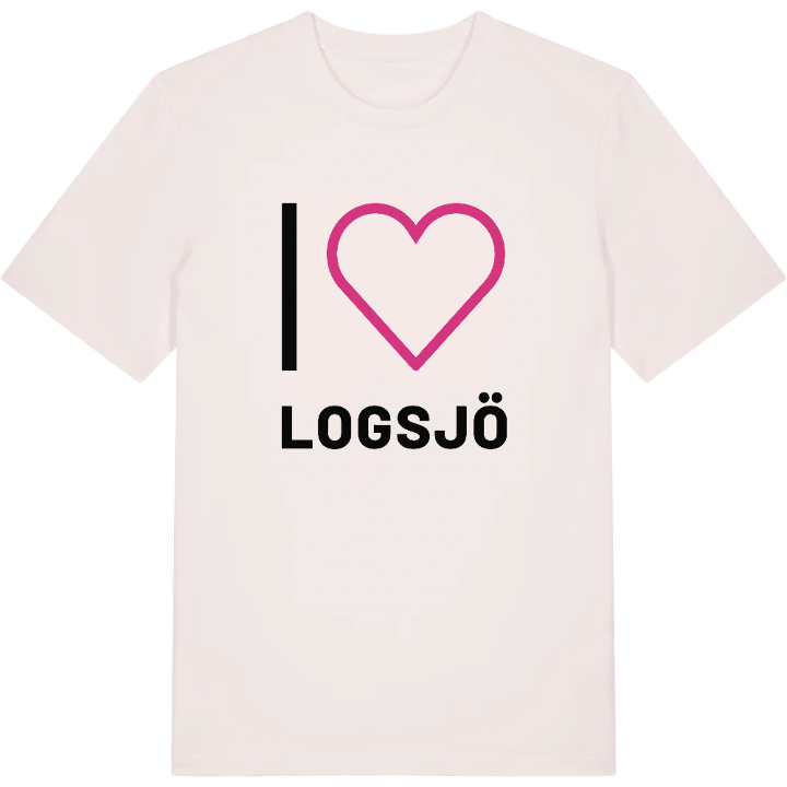 Jag älskar Logsjö t-shirt stort tryck – t-shirt från PinShirt