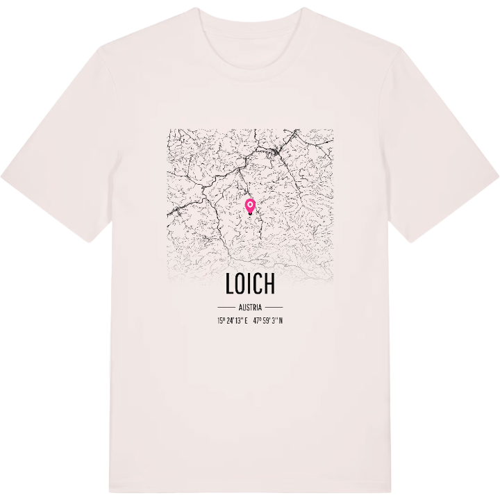 Loich karta t-shirt – t-shirt från PinShirt