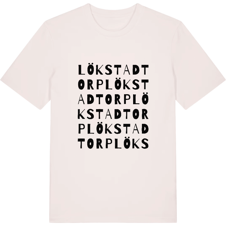 Lökstadtorp ordlek t-shirt – t-shirt från PinShirt