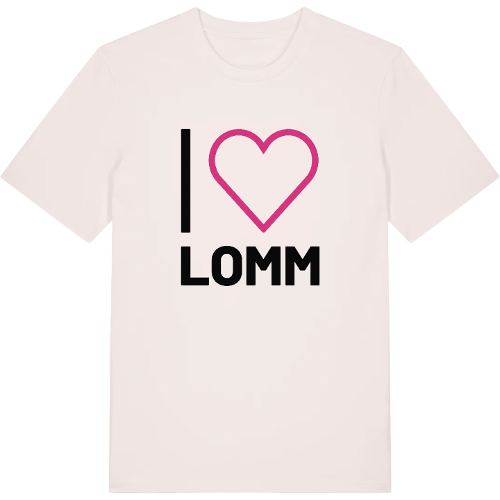 Jag älskar Lomm t-shirt stort tryck – t-shirt från PinShirt