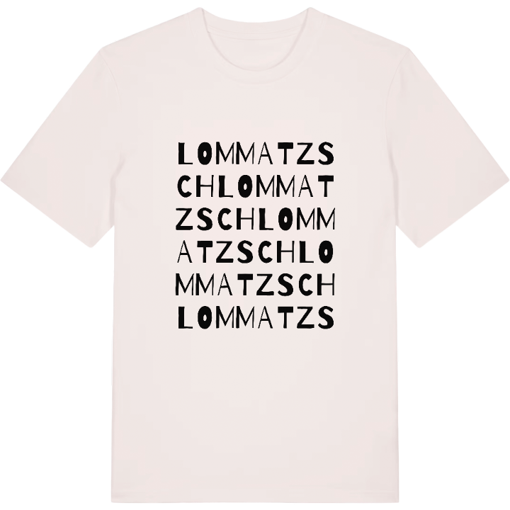 Lommatzsch ordlek t-shirt – t-shirt från PinShirt