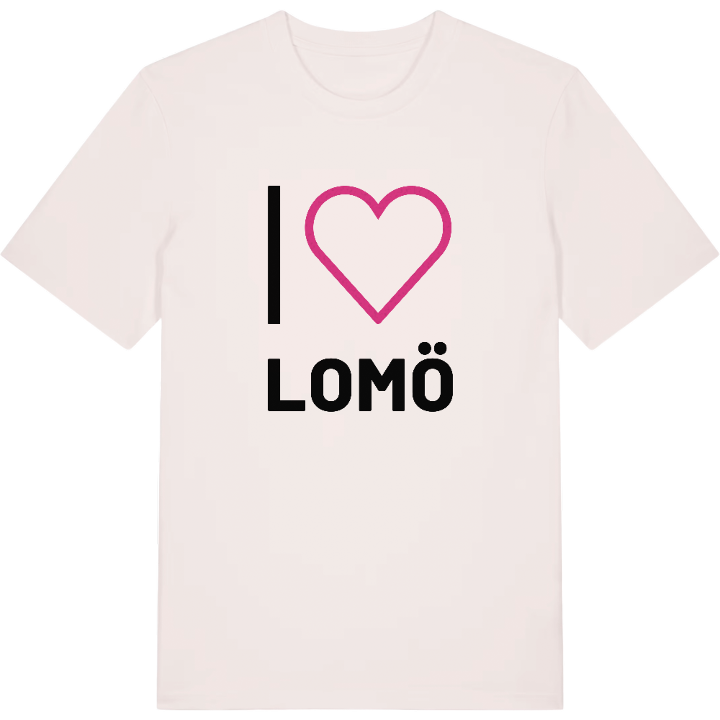 Jag älskar Lomö t-shirt stort tryck – t-shirt från PinShirt