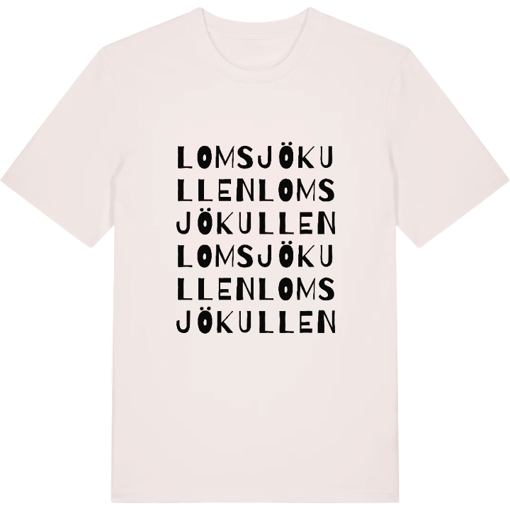 Lomsjökullen ordlek t-shirt – t-shirt från PinShirt