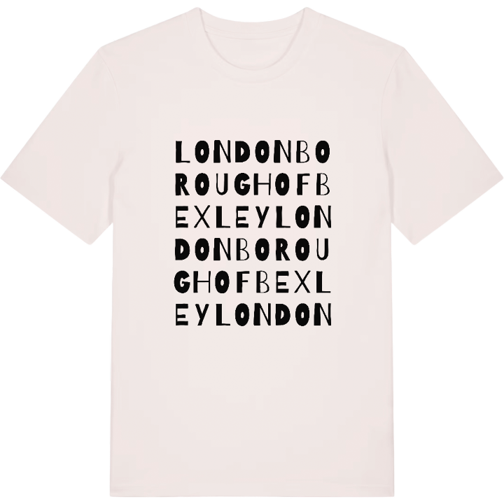 London Borough of Bexley ordlek t-shirt – t-shirt från PinShirt