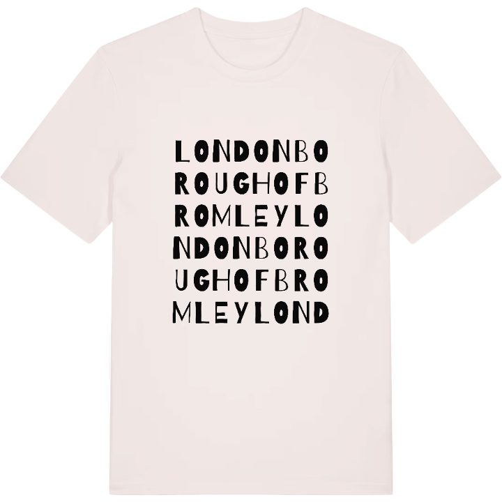 London Borough of Bromley ordlek t-shirt – t-shirt från PinShirt