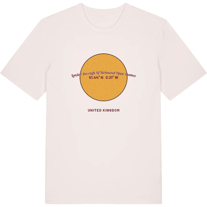 London Borough of Richmond upon Thames cirkel t-shirt – t-shirt från PinShirt