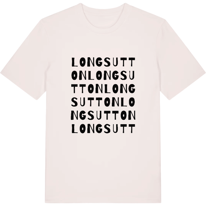 Long Sutton ordlek t-shirt – t-shirt från PinShirt