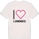 Jag älskar Longnes t-shirt stort tryck