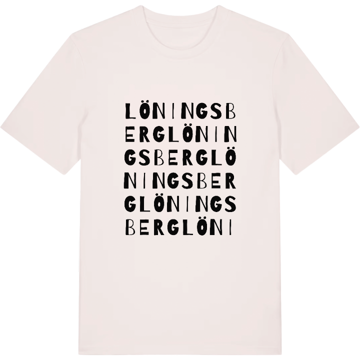 Löningsberg ordlek t-shirt – t-shirt från PinShirt